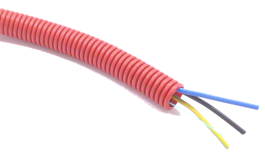 Tubo corrugado y tubo para exterior para cables