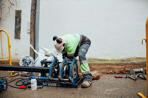 Procedimiento para la instalación de tuberías para abastecimiento, riego y saneamiento 7 Soldadura Tubos De Polietileno 02 1