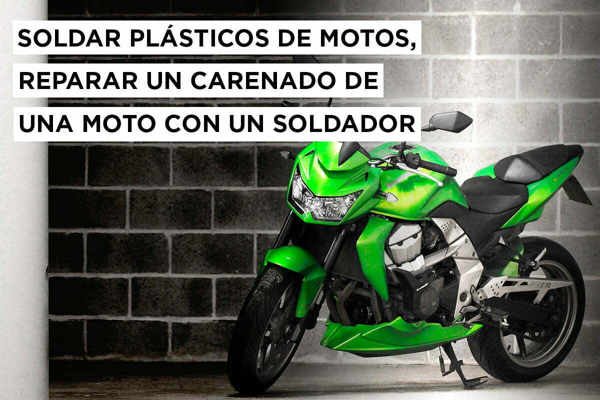 irregular horno Río arriba Soldar plásticos de motos: reparar el carenado de una moto con un soldador  | Aristegui Maquinaria