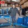 Funcionamiento Máquina Hidráulica para soldadura de tubería PT355